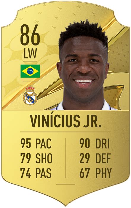 vinicius jr fifa 23 card